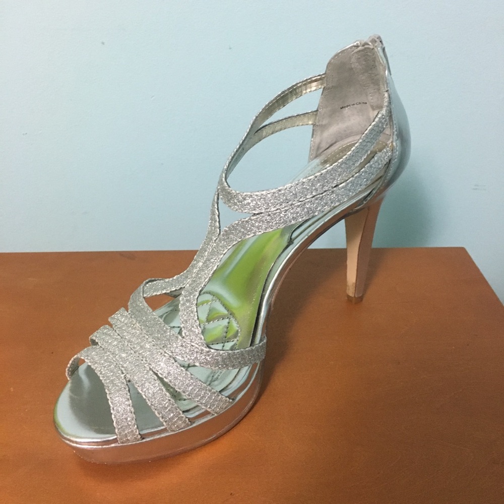 Alfani glitter wedding/prom shoes.